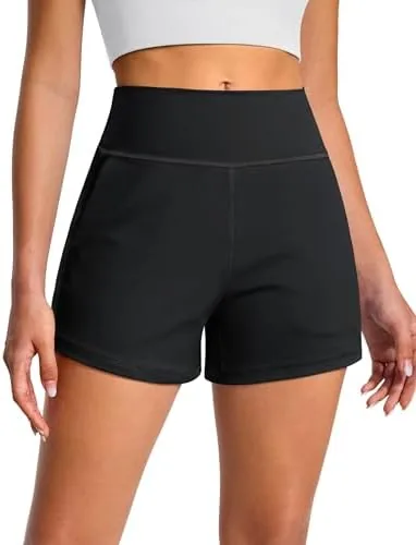 baydi clouduxi workout athletic shorts for women 3 black